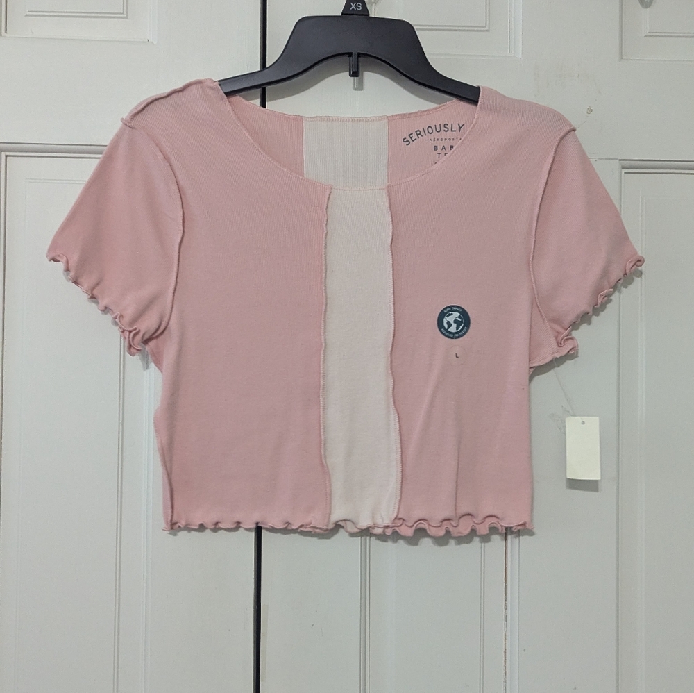 Aeropostale Pink Crop Top